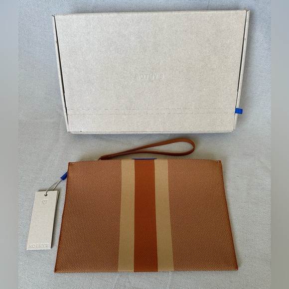 Rothy's Handbags - Rothy’s The Wristlet Amber Stripe New